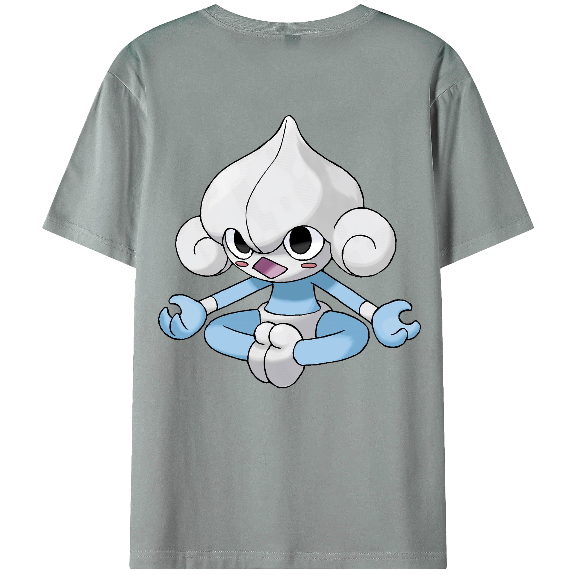 （画像用） ポケットモンスター Pokémon 綿100％ メンズ半袖Tシャツ（バックプリント） 通気性